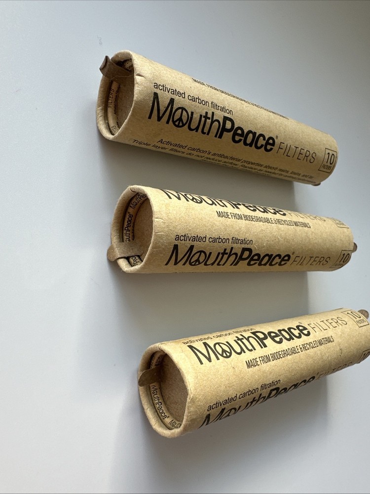 Mooselabs MouthPeace Filter Replacement 3 Rolls - 30 Carbon Filters New