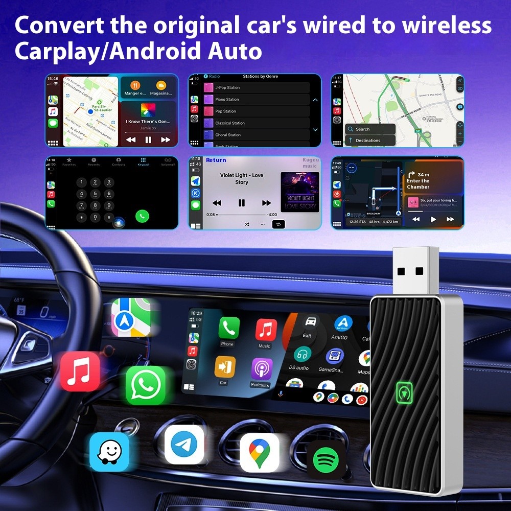 Dual Channel Carplay Box USB Version