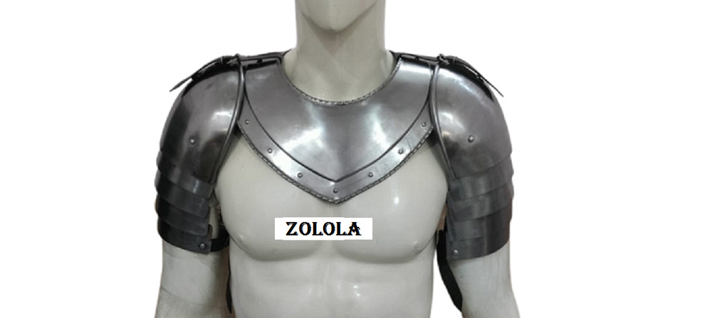 Medieval Armor Metal constructed Shoulder Pauldrons Pair New Arming