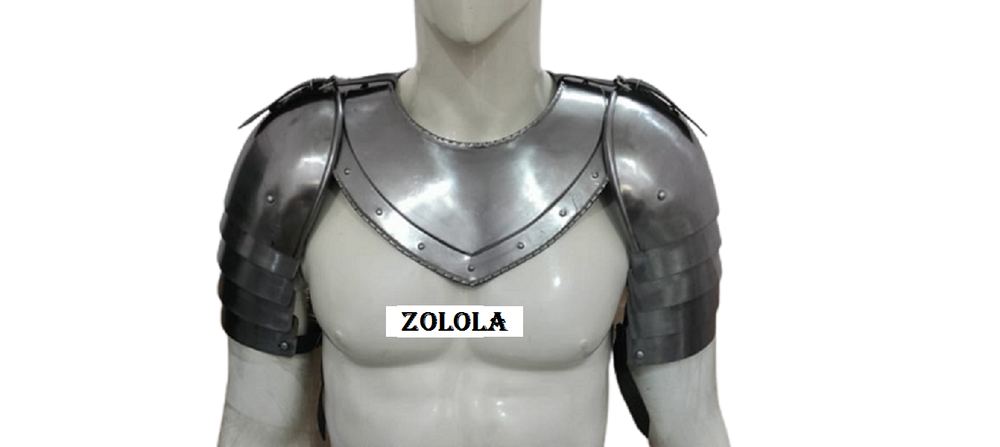 Medieval Armor Metal constructed Shoulder Pauldrons Pair New Arming