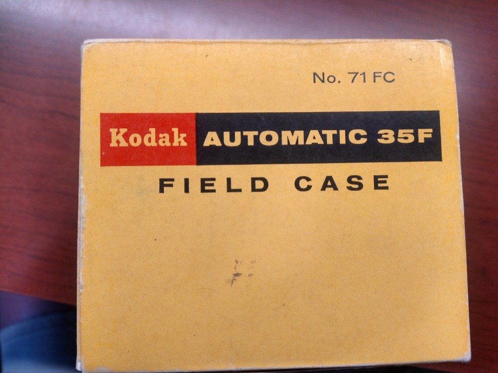 Vintage Kodak Automatic 35F Field Case No.71FC BOX ONLY