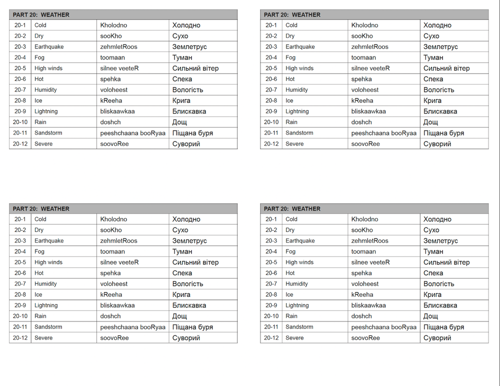 Defense Language Institute DLI UKRAINIAN BASIC Text + 669 MP3 Audio on Data CD