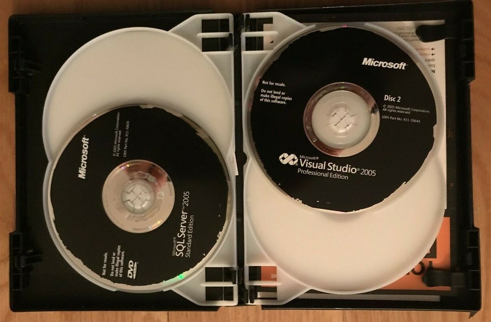 Microsoft Visual Studio 2005 Professional / SQL Server 2005 Standard