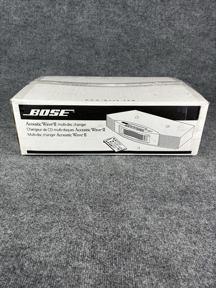 BOSE Acoustic Wave II 5 Multi-Disc Changer Graphite New Open Box