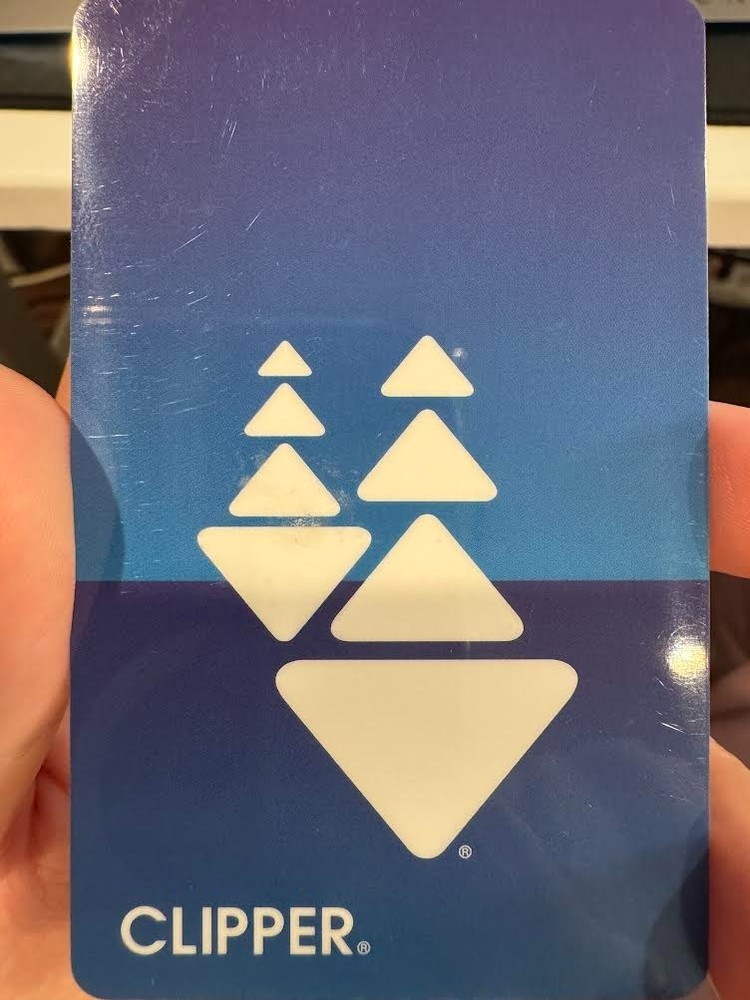 clipper card with 200 dollars loaded 40% off