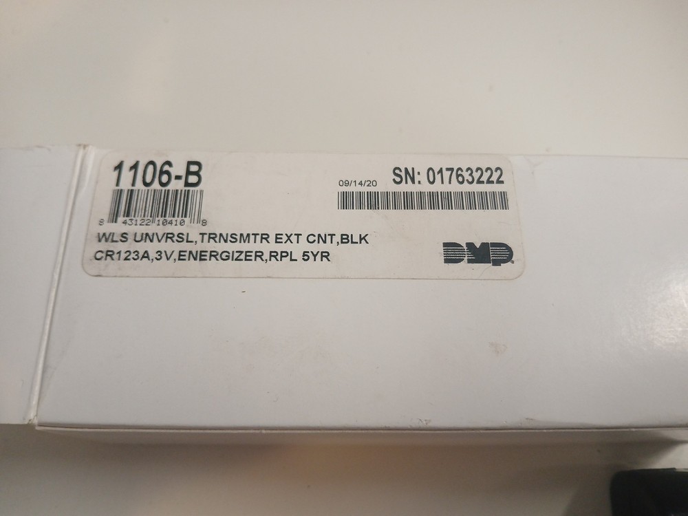 DMP 1106-B Wireless Universal Transmitter, Black