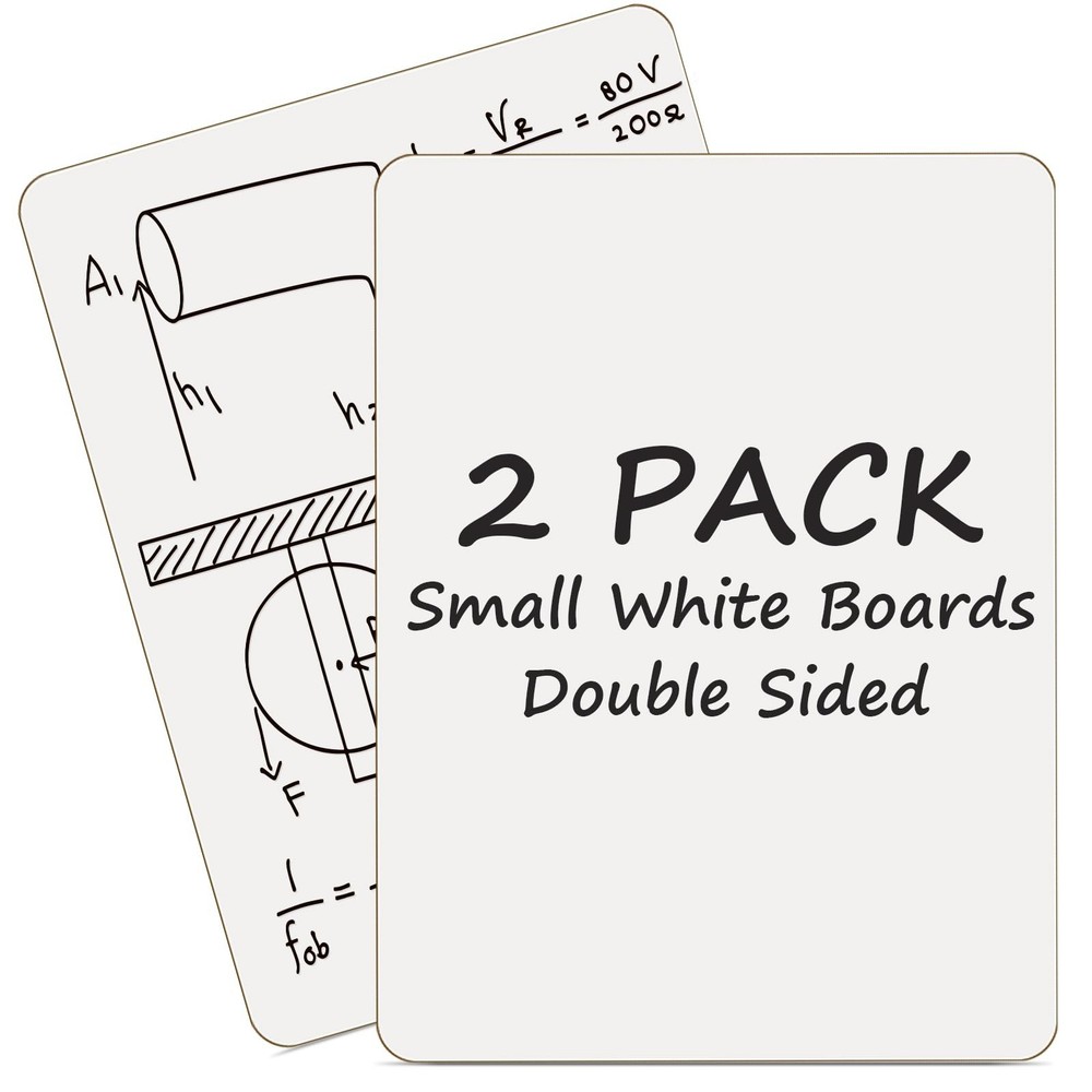 Small White Board Portable 9"x12", Personal Whiteboard for Students Mini Size...