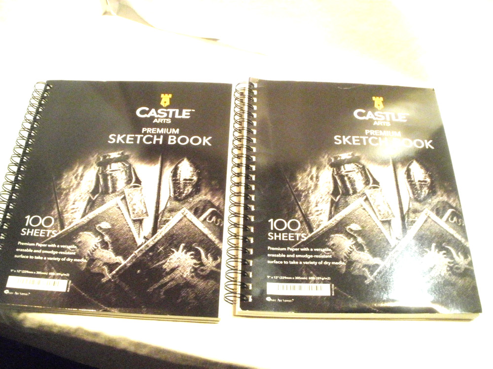 castle arts premium sketch book x2