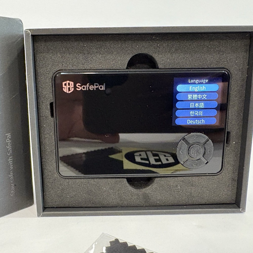 MSafePal S1 cryptocurrency hardware wallet New in Open box