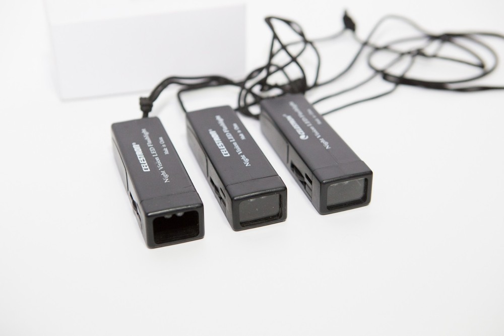 Celestron Night Vision Red Flashlight with Adjustable Brightness for Astronomy