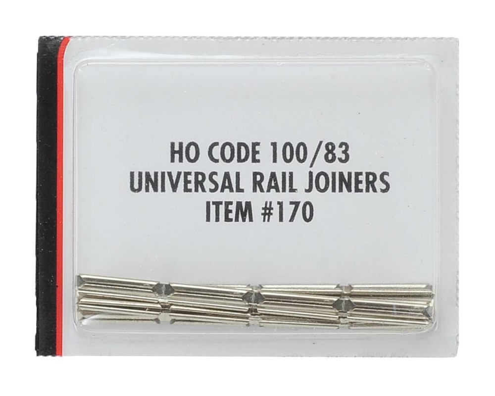 Atlas HO Scale ~ Code 100/Code 83 ~ Rail Joiners ~ Nickel Silver (288 Pcs) 170