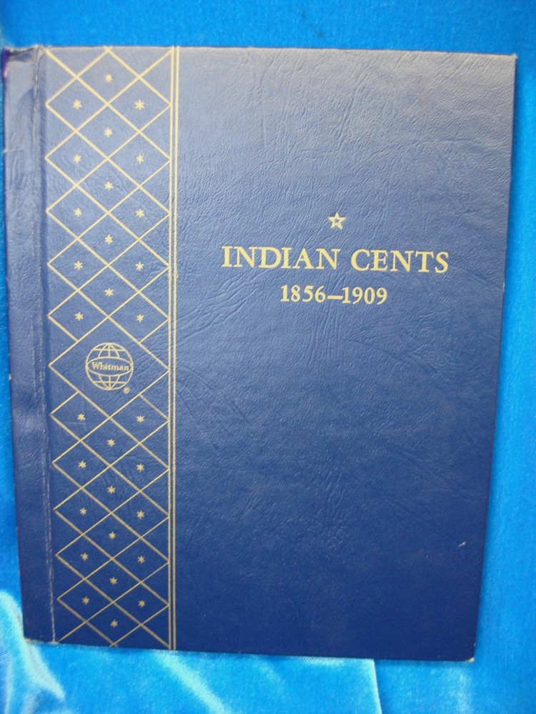 OLDTIME INDIAN CENT COLLECTION - 40 DIFF. COINS - 1857 - 1909