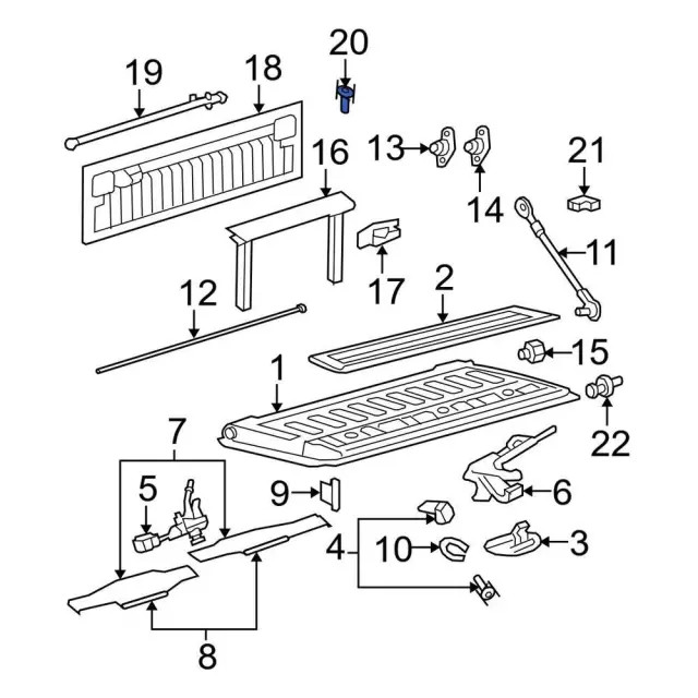 Genuine Ford Hinge Pin 9L3Z-99402B64-A