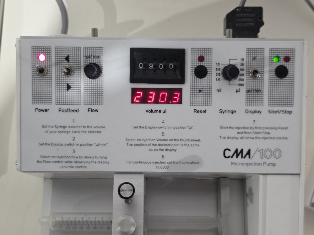 Bioanalytical Systems CMA/100 Microinjection Pump