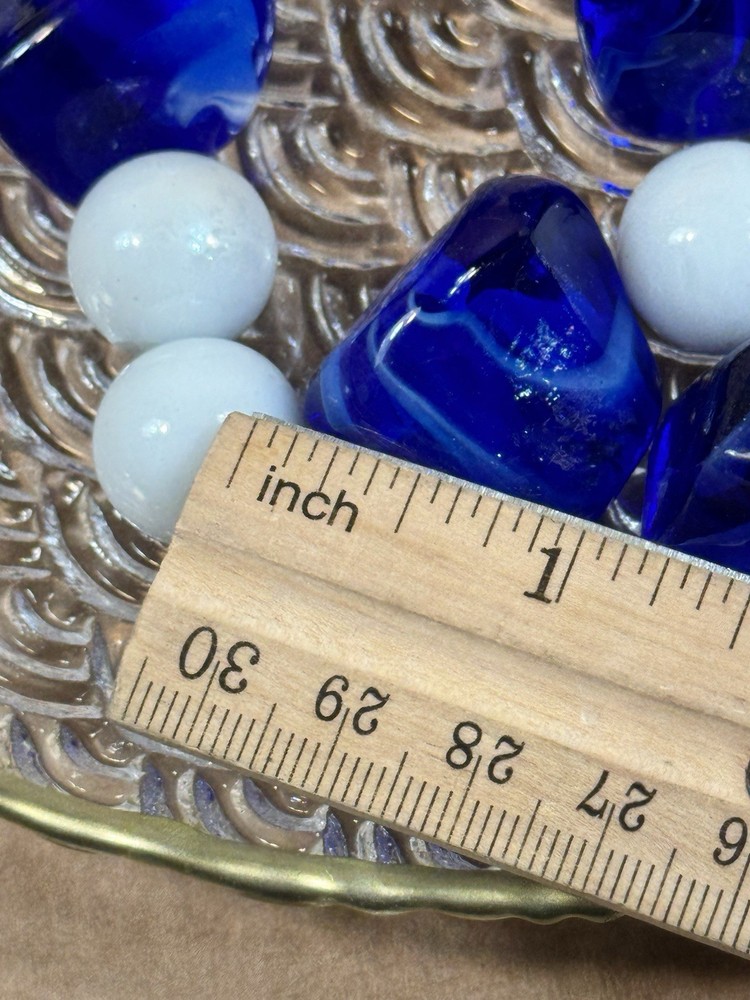 Cobalt Blue Glass Stones