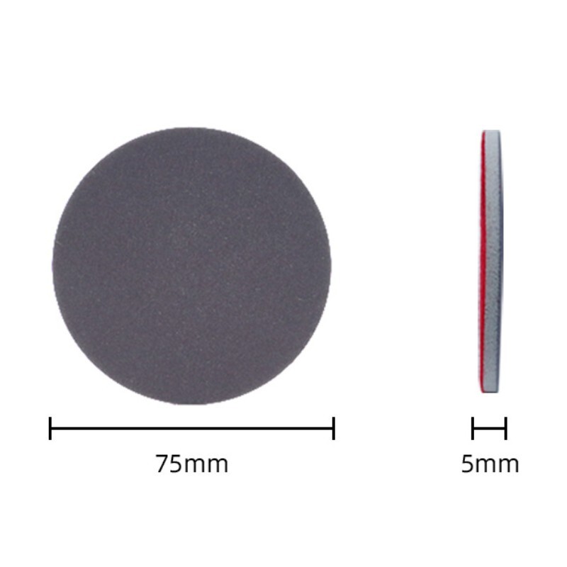 20pcs 600 Grit 3-inch Sponge Pad Sanding Sponge Hook and Loop Sanding Disc