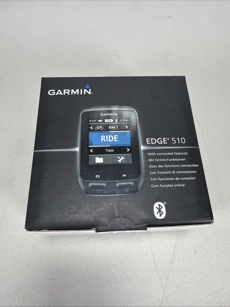 Garmin Edge 510 Cycling Computer Tracker GPS - Works!