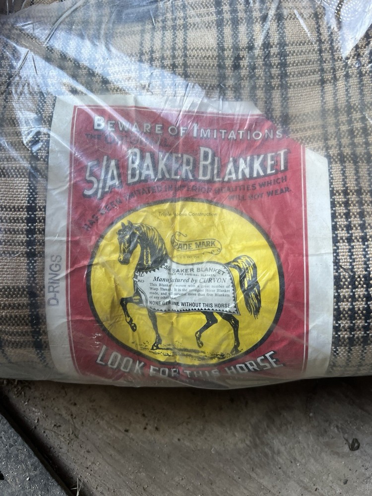 Original Baker Blanket - NWT Horse Blanket, Multiple Sizes