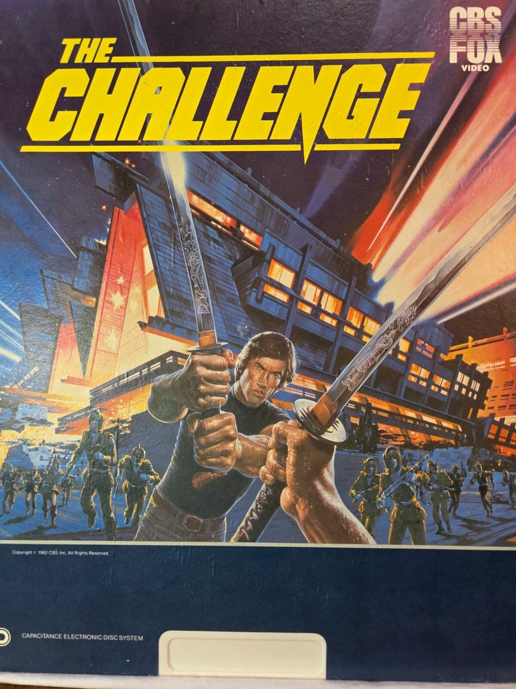 1982 Scott Glenn THE CHALLENGE Toshiro Mifure Selectavision Capacitance CED Disk