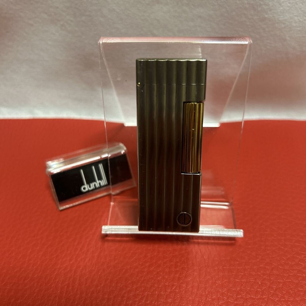 Overhauled Dunhill Rollagas lighter Silver Gold d mark without box