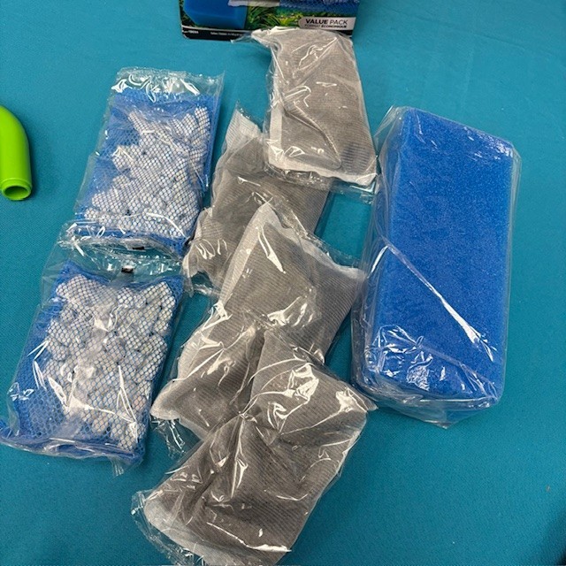 OPEN BOXED AquaClear AC110 Filter Media Maintenance Kit/Python Hook/BiOrb Decor