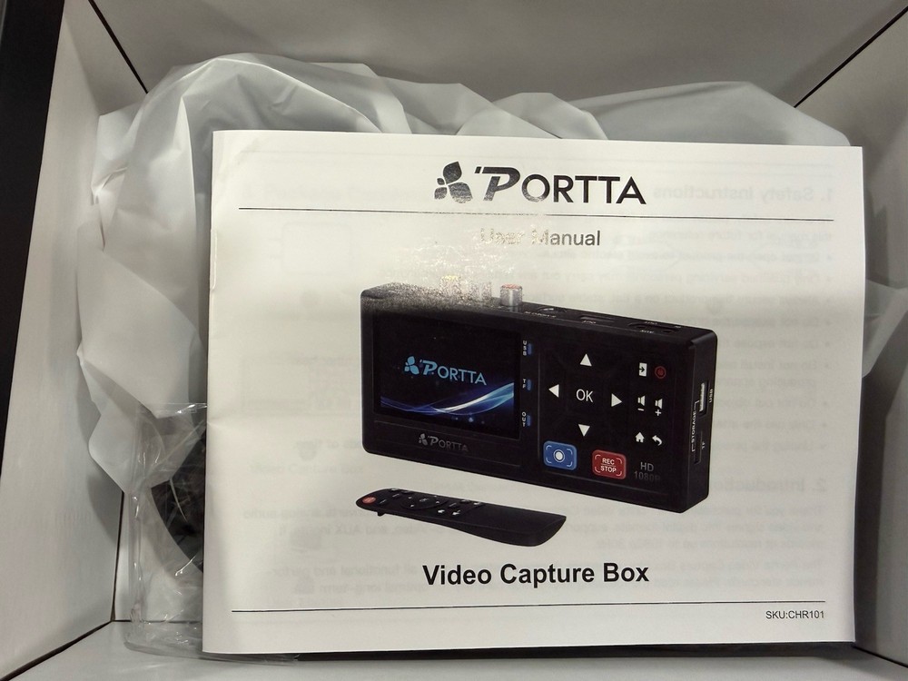 Portta VHS to Digital Converter