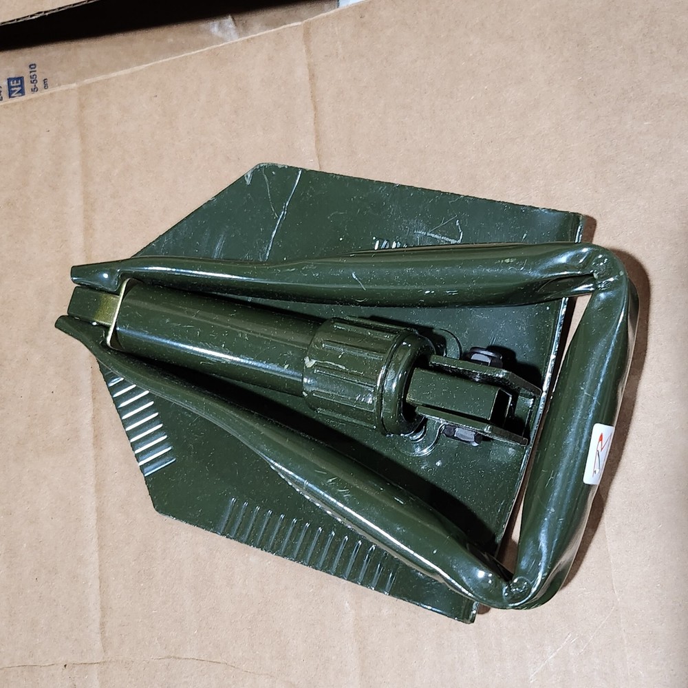 2 Non-USGI Enhanced Military Grade E-Tool Entrenching Tool Shovel Tri-Fold