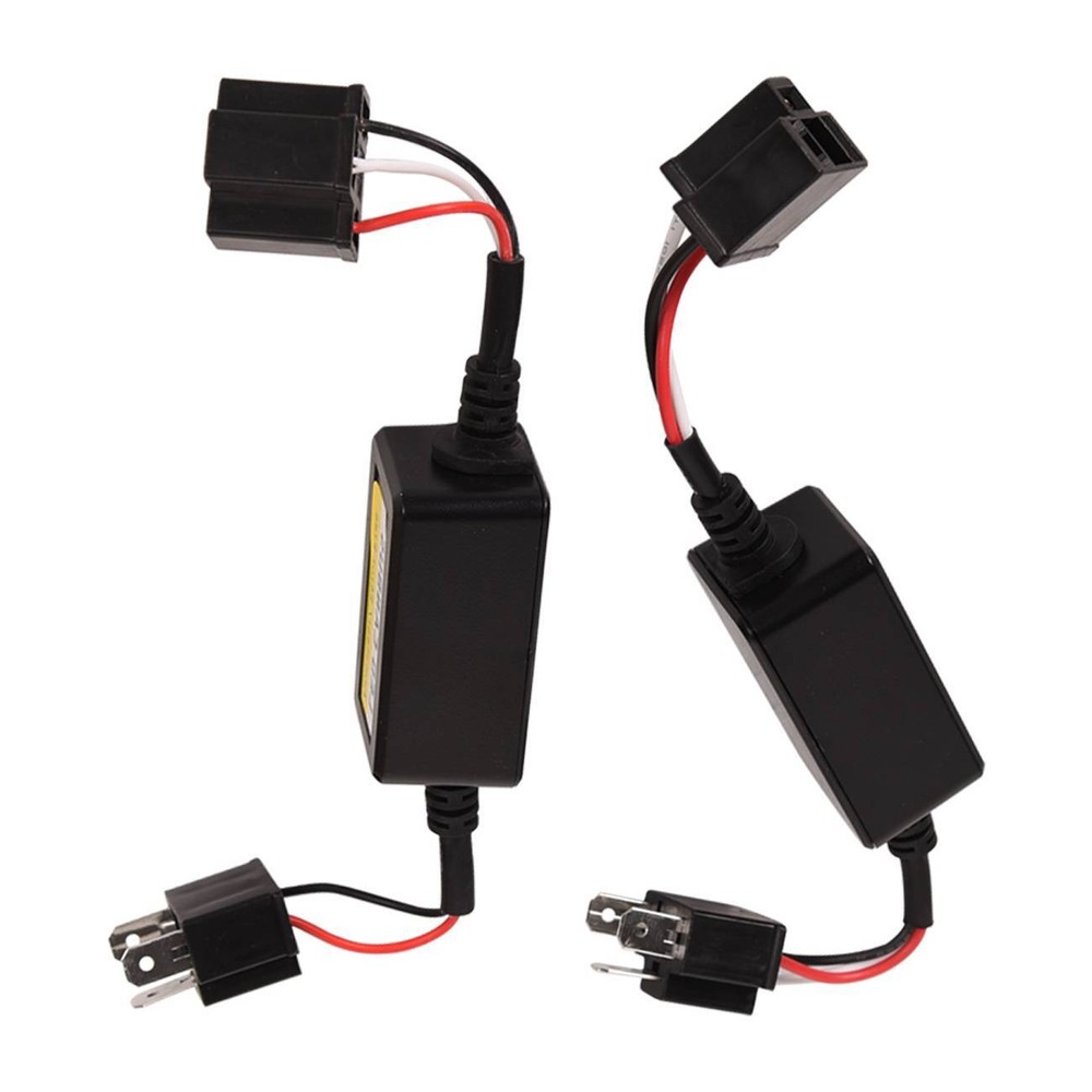 2PCS H4 9003 LED Headlight Canbus Load Resistor Decoder Error Free Anti Flicker