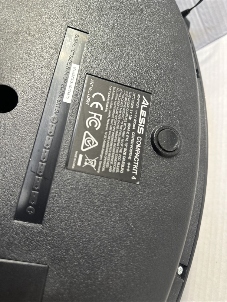 Alesis CompactKit 4 Electronic Drum Kit – Portable Tabletop Digital Drum Set