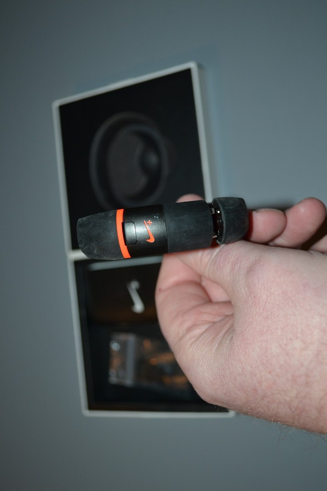 Nike+ Fuel Band Black and Orange w/Box