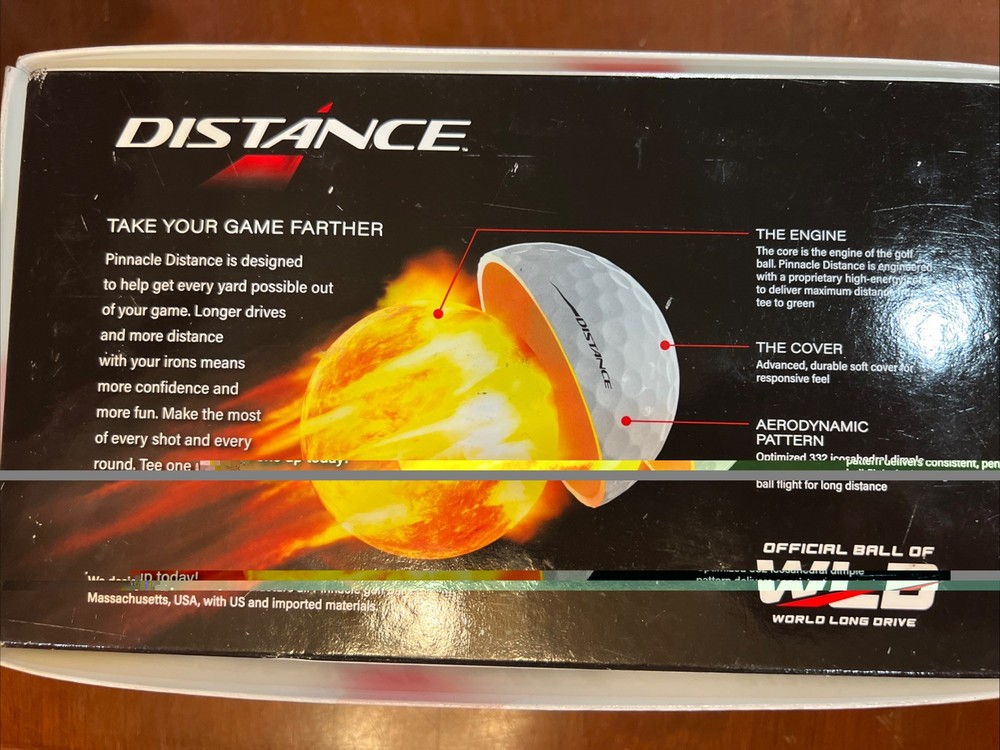 Pinnacle Distance Golf Balls - White 15 Pack