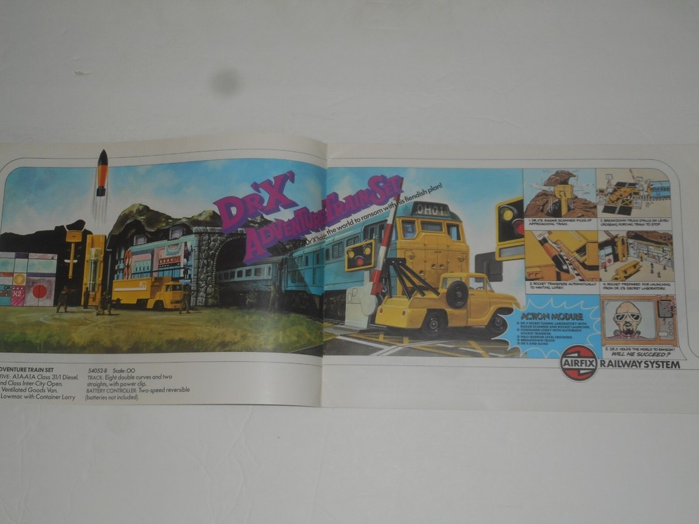 1976 AIRFIX RAILWAY SYSTEM Catalog First Edition Model Trains, Track Accessories