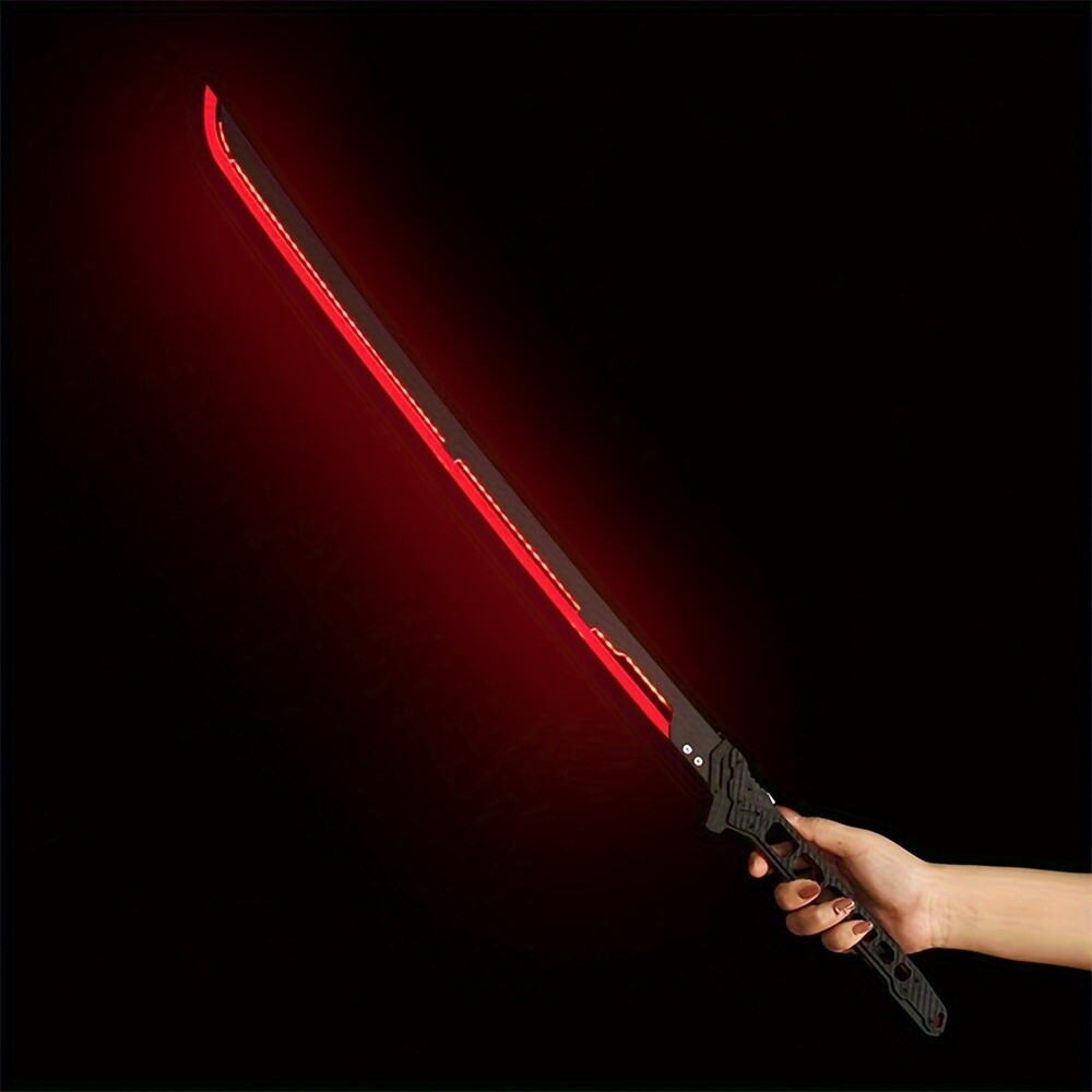 LED Illuminated Samurai Sword Replica - Bright Light, Ideal for Room Decor