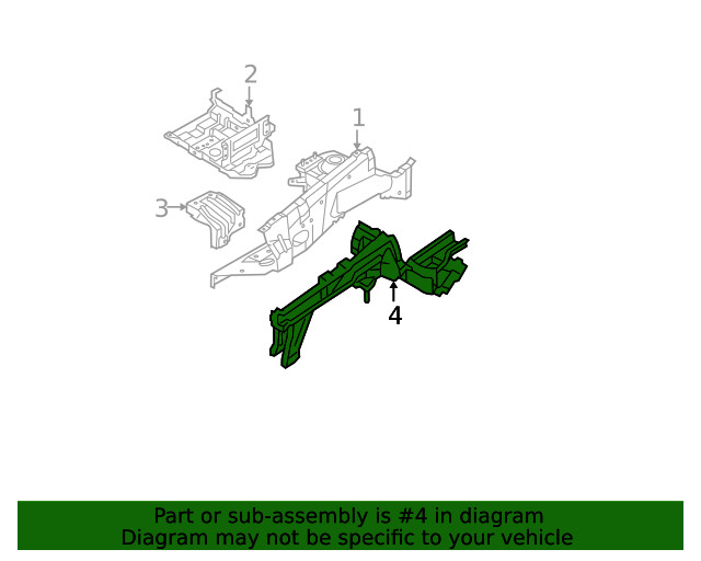 Genuine GM Rail Assembly 96408243