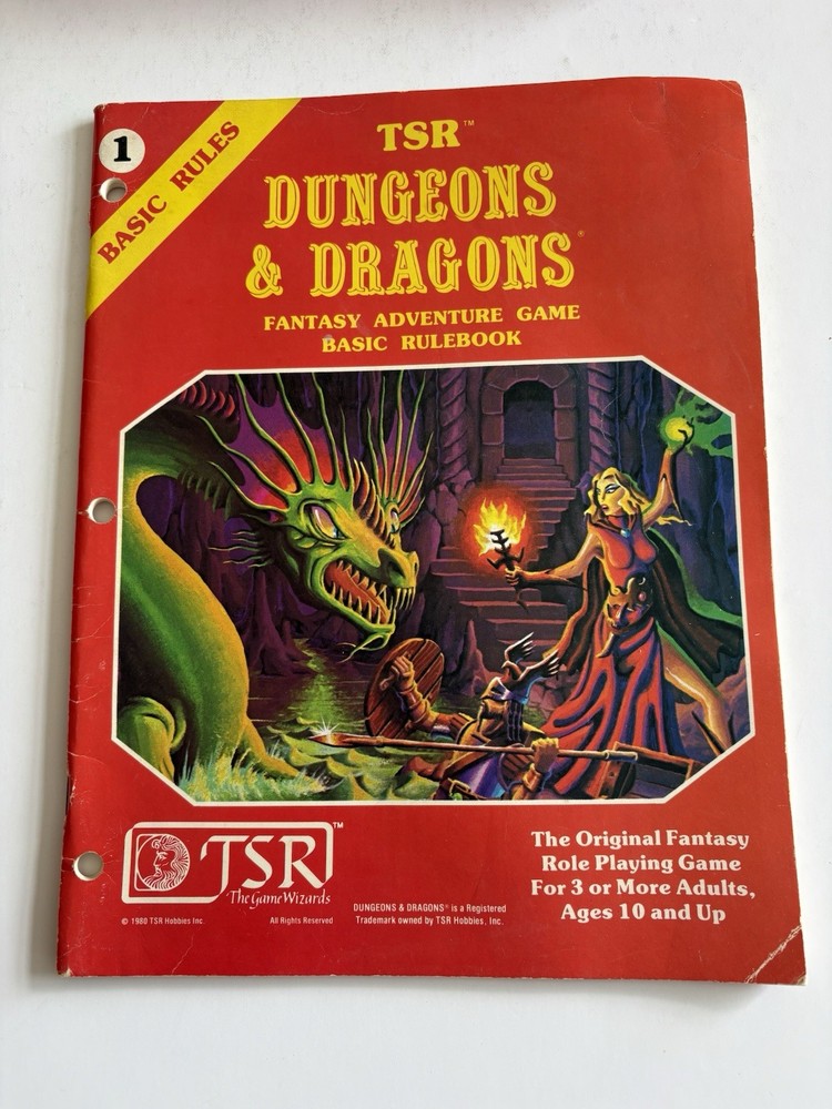 Dungeons and Dragons Basic Set TSR 1981