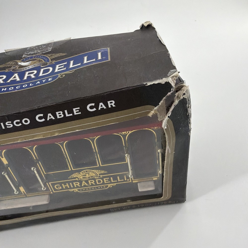 Ghiradelli San Francisco Cable Car Open Box