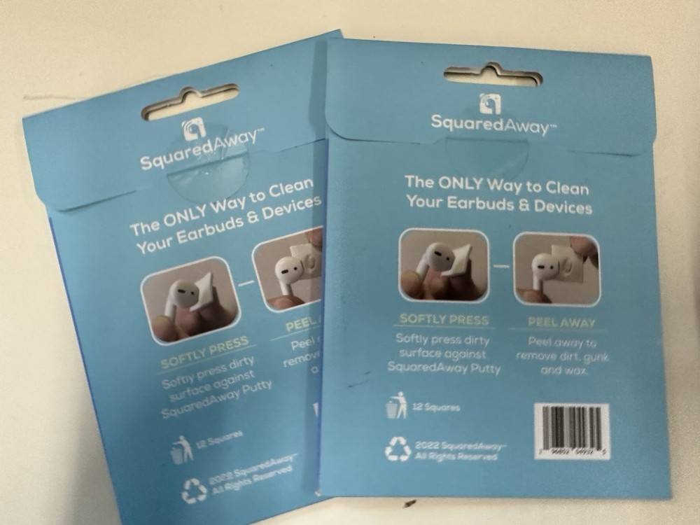 SquaredAway Earbud Cleaning Putty 12PACK x 2