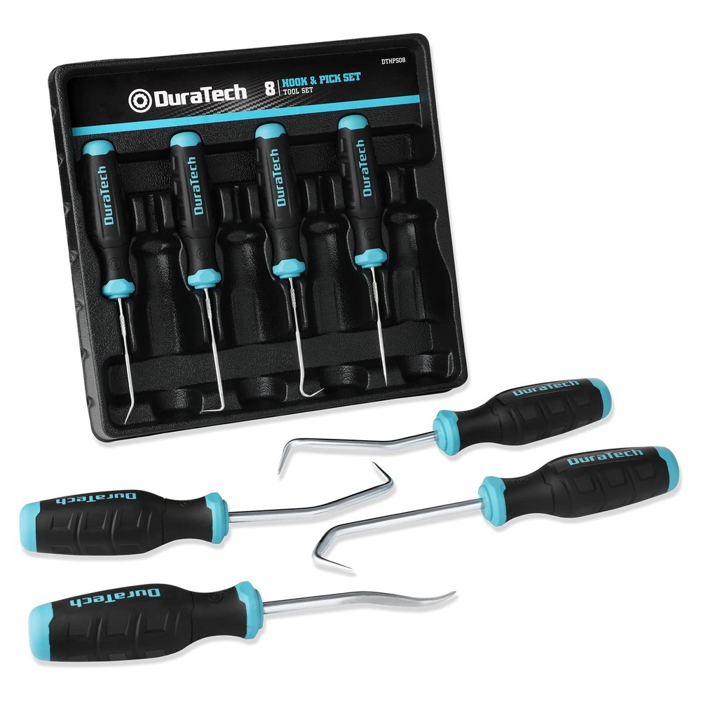 DURATECH 8-Piece Hook and Pick Set, Precision Tool Set for 8pc