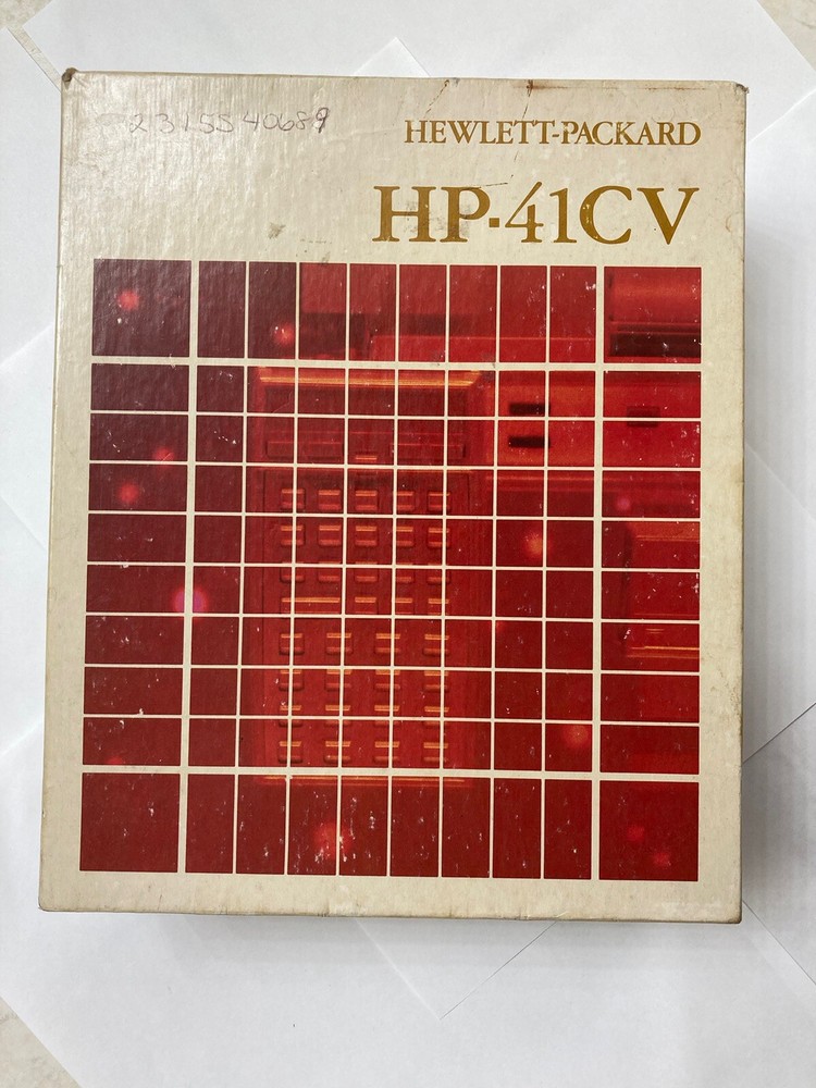 Original Box for Hewlett Packard HP 41C CV CX calculator