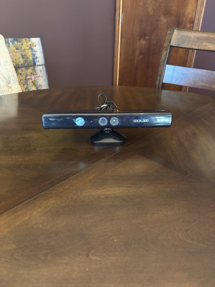 Genuine Microsoft Xbox 360 kinnect Sensor #1414 Black #2