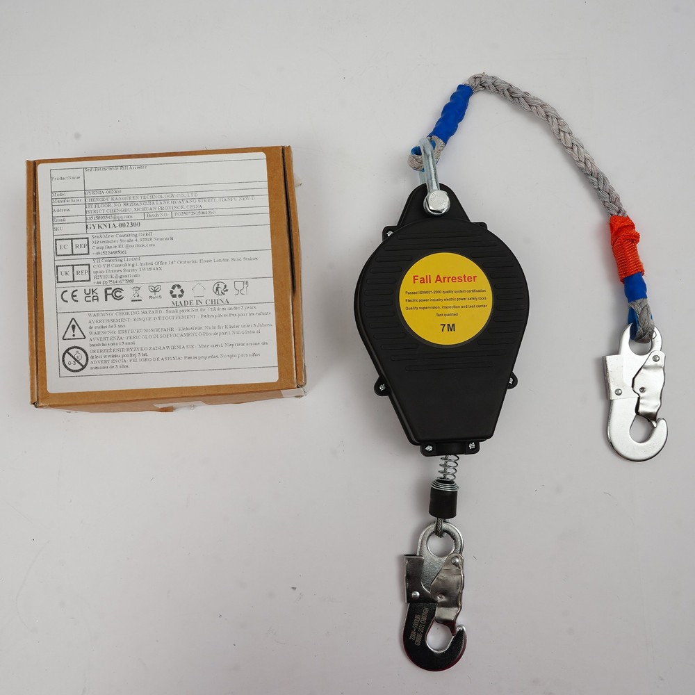 22.9ft Fall Arrester Fall Arrest Protector Fall Protection Gear Self-Retractable