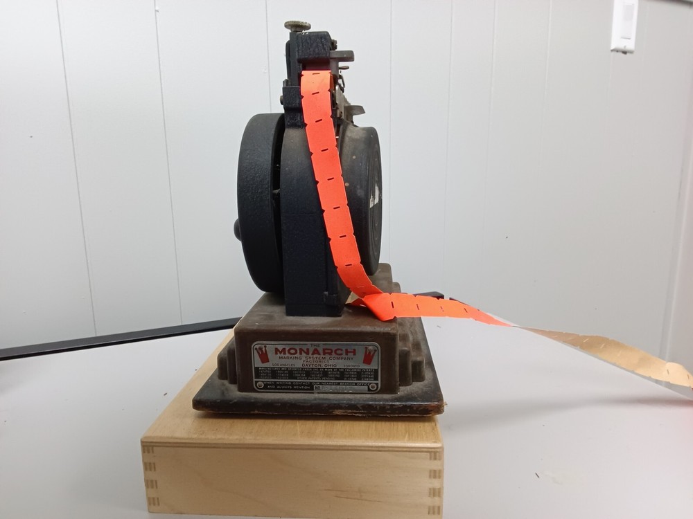 Vintage Monarch Label Maker