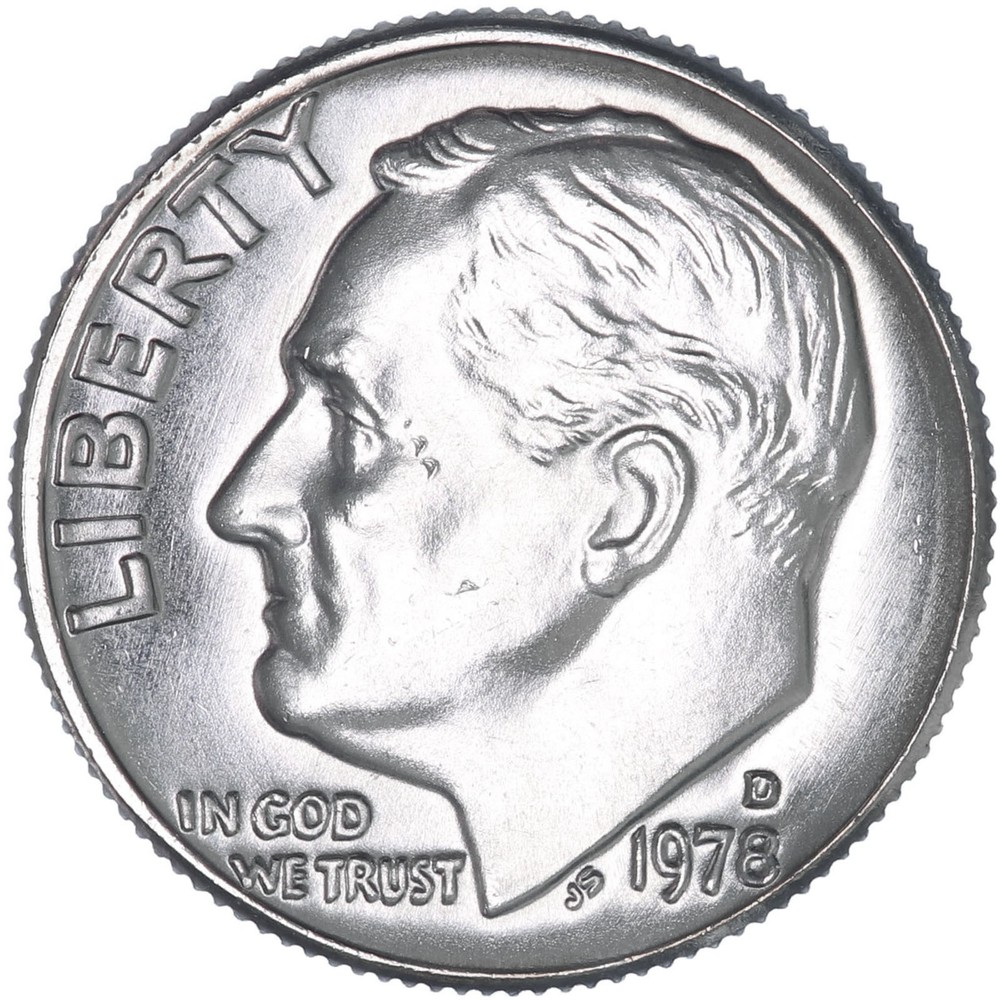 1978 D Roosevelt Dime BU US Coin