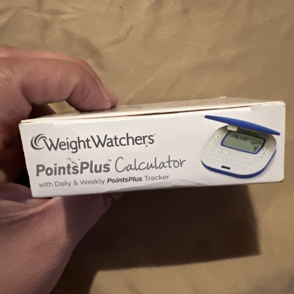 WEIGHT WATCHERS POINTS PLUS CALCULATOR PLASTIC WORKING IN BOX