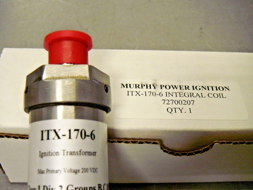 Murphy IT-170-6 Integral Power Ignition Transformer Coil 72700207