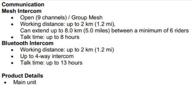 SENA 33i MESH INTERCOM SYSTEM - 33i-10