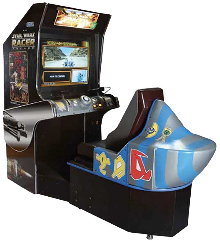 STAR WARS POD RACER ARCADE MACHINE by SEGA (Excellent Condition)