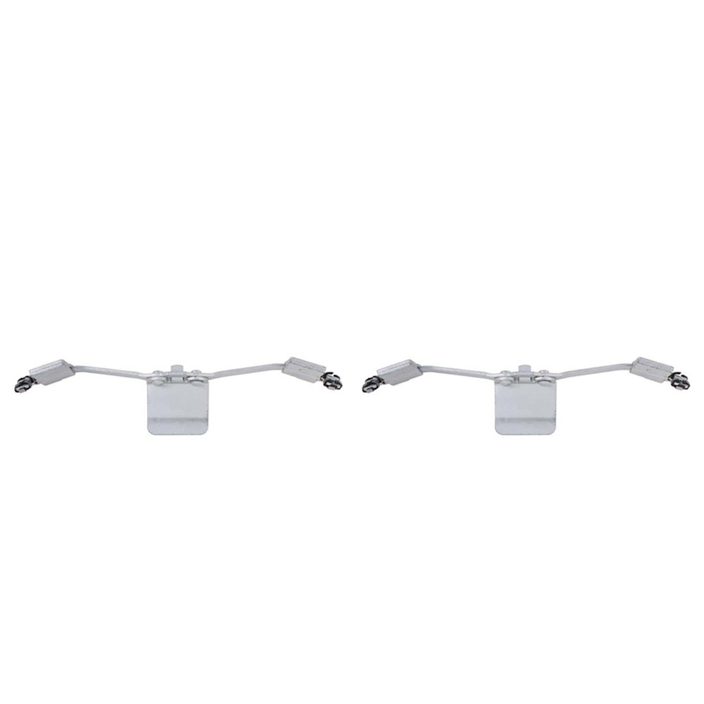 Pair Front Ceramic Disc Brake Pads with Hardware Set for 2003 - 2014 Volvo XC90