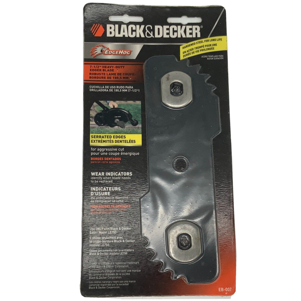 BLACK & DECKER Edge Hog EB-007 Heavy-Duty Edger Replacement Blade NEW
