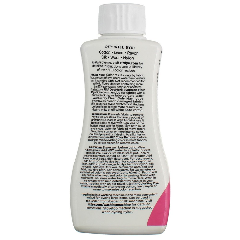 Rit All Purpose Dye, Fuchsia, 8 fl oz